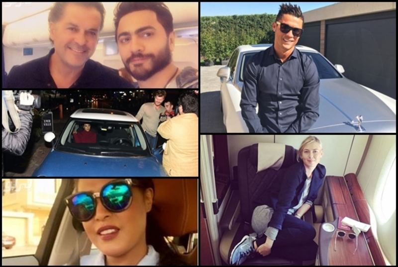 صور النجوم في أسبوع مع عالم السيارات